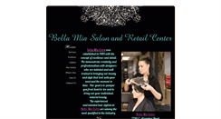 Desktop Screenshot of bellamiasalonandretail.com